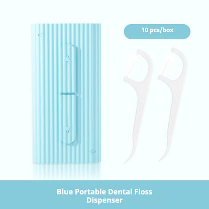 10-Piece Portable Floss Dispenser