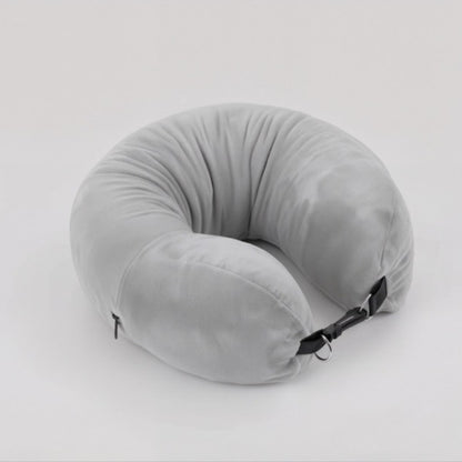 Space-Saver Stuffable U-Shaped Travel Pillow Cover